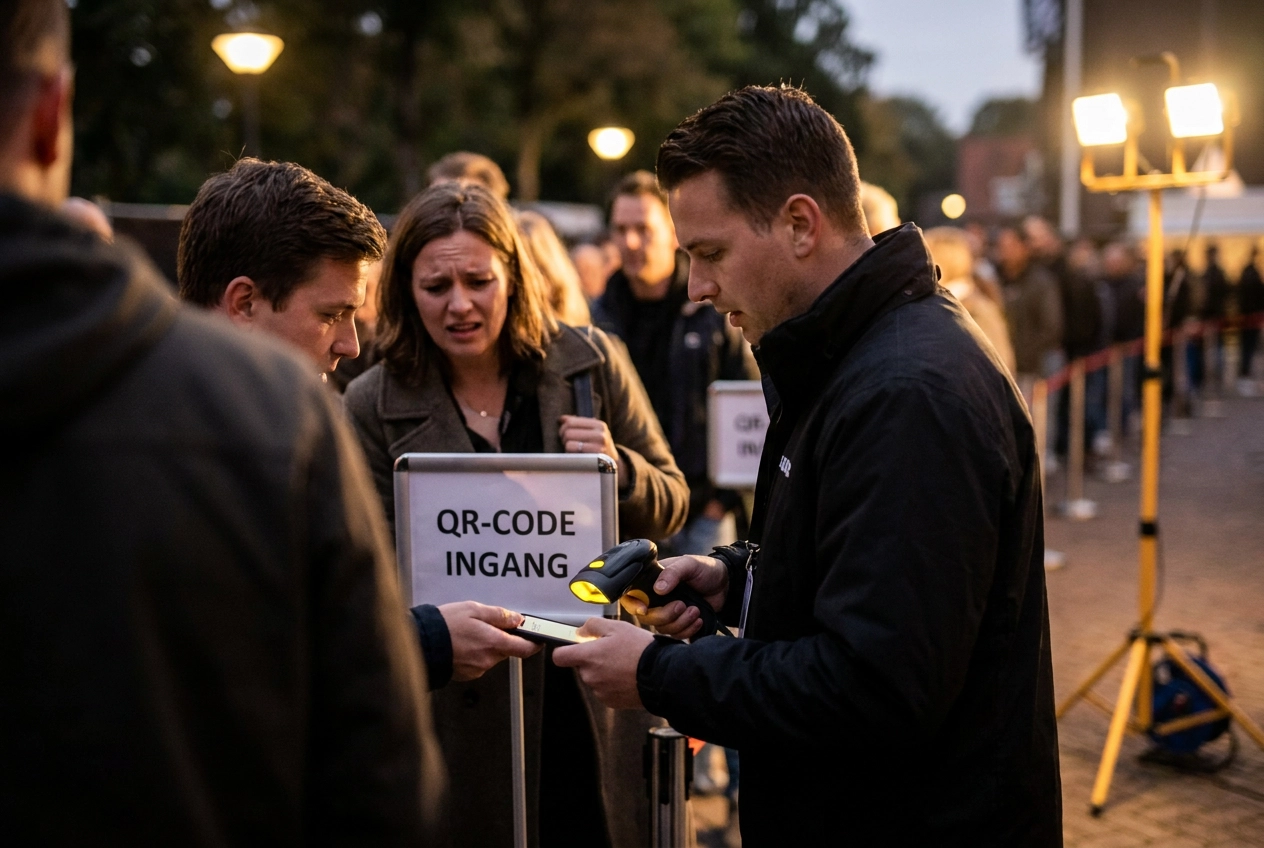 Professional header image for step-by-step guide: Wat doe je als een QR-ticket niet scant? Oplossingen voor...